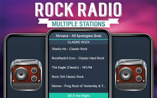 Rock Radio - Free Music Player скриншот 1
