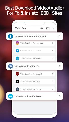 Video Best Downloader - Download Video & Audio screenshot 1