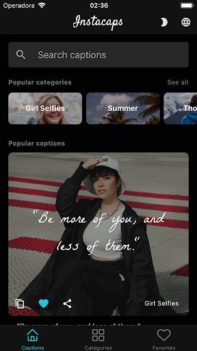 Instacaps - Captions for Instagram screenshot 1