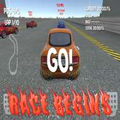 fast racing car 2015 3D logo