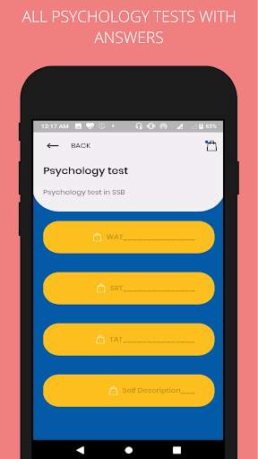 SSB Interview Preparation app screenshot 2