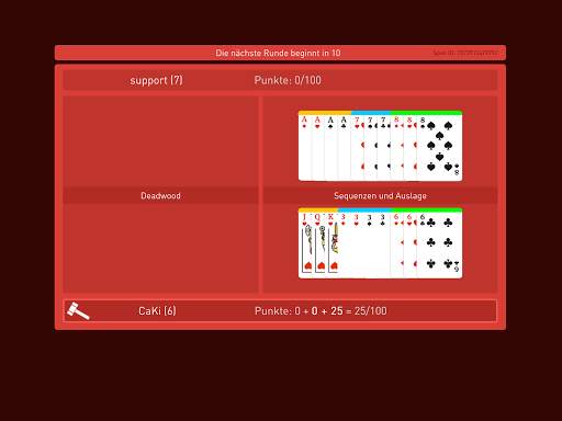Pro Rommé online screenshot 24