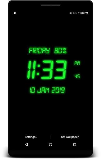 LED Digital Clock Live Wp screenshot 1