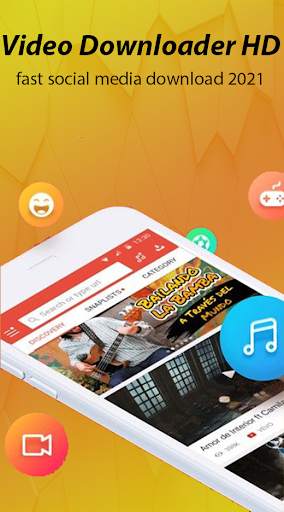 Vtube Downloader Video - social media status saver screenshot 1