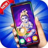 Jay Shree Krishna Live Wallpaper-Edge Borderlight on 9Apps