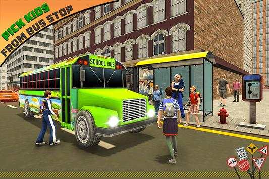 High School Bus Driving SIM Summer Camp Mania 2018 screenshot 9