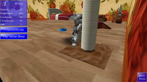 Cute Pocket Cat 3D screenshot 4