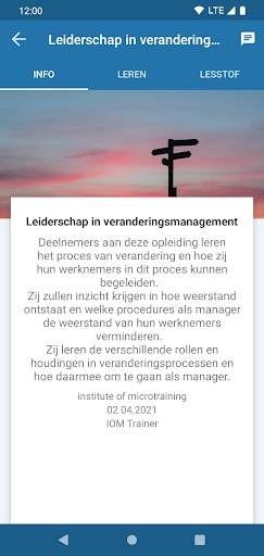 Microtraining - leren digitaal screenshot 2