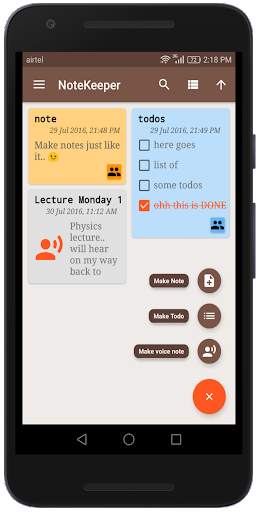 Note Keeper - notes lists 1 تصوير الشاشة