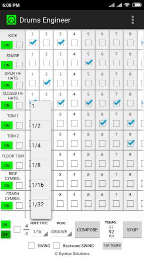 Drums Engineer 2 تصوير الشاشة