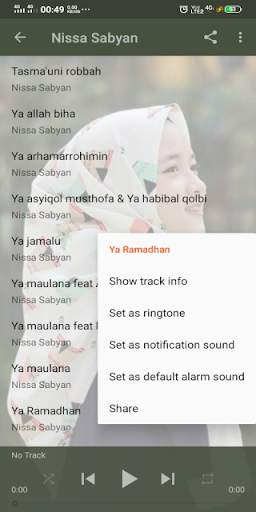 nissa sabyan mp3 offline screenshot 6