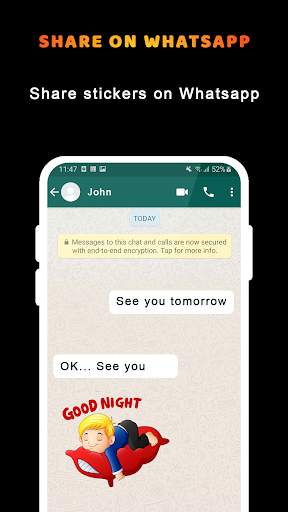 GoodNight Sticker For Whatsapp screenshot 4