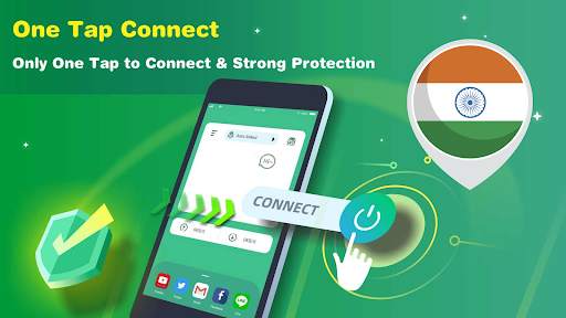 India VPN Proxy - Free VPN Hotspot screenshot 1
