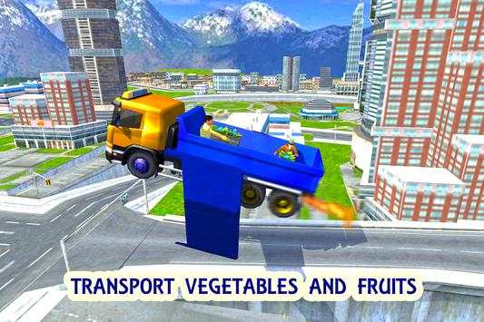 Modern Flying Truck Driving screenshot 5