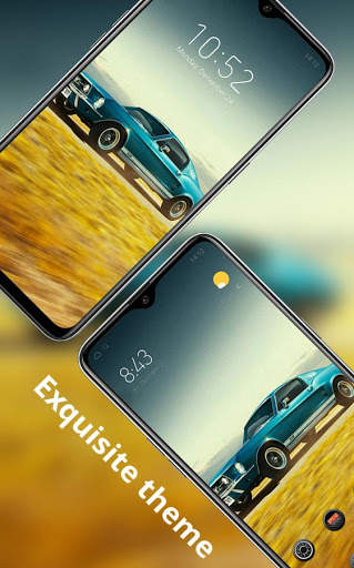 Speeding car theme Fast & Furious Sunshine road screenshot 1