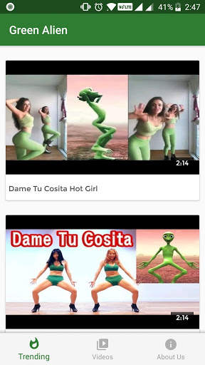 Green Alien Dance(Dame tu Cosita) скриншот 1