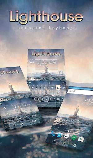 Lighthouse Keyboard Wallpaper स्क्रीनशॉट 1
