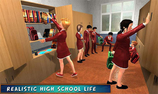 High School Girl Simulator: Virtual Life Game 3D screenshot 5