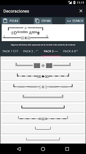 Generador letras, símbolos, emojis, decoraciones screenshot 5