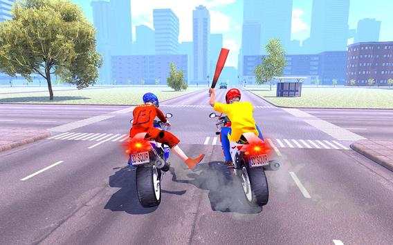 Real Bike Attack Racing Highway Stunt Rider 2018 screenshot 2