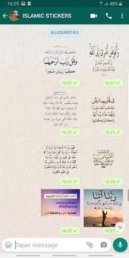Islamic Stickers for whatsapp-WASTICKERAPPS screenshot 1