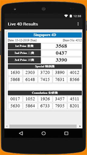 Live 4D Results screenshot 12