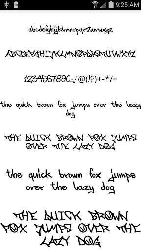 Graffiti Fonts Message Maker screenshot 8