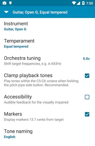 Tuner - gStrings Free screenshot 4