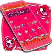 Hot Pink Flowers Launcher 1.264.1.21