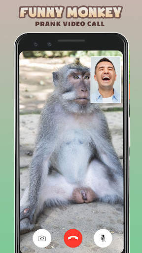 Funny Monkey Prank Video Call screenshot 2