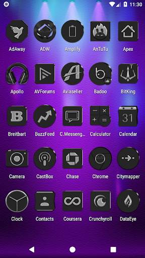 Grayscale Icon Pack screenshot 3