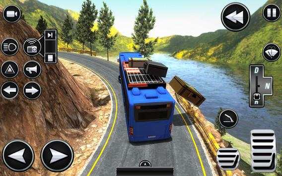 Off-road Pelatih Simulator Bus 18-Tour Transport screenshot 1