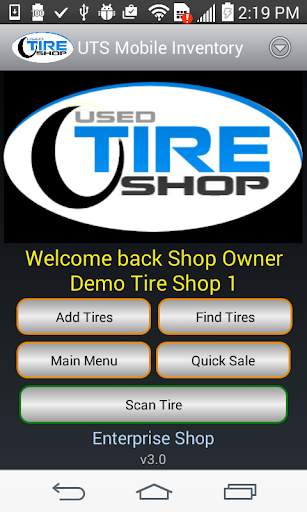 Used Tire Shop Inventory screenshot 1