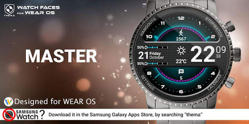 Master Watch Face & Clock Widget скриншот 1