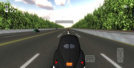Classic Car Race 3D screenshot 1