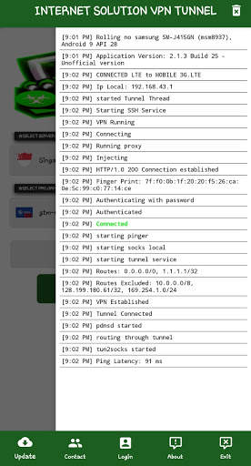 INTERNET SOLUTION VPN TUNNEL screenshot 4