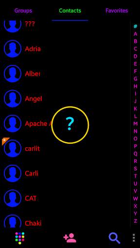 THEME i 9 BLACK COLOR EXDIALER screenshot 3