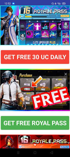 Free UC And Royal Pass 16 Free Free screenshot 2