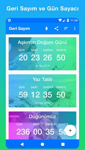 Geri Sayım ve Gün Sayacı screenshot 1
