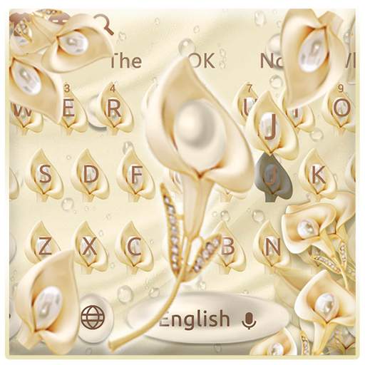 Luxury Calla Jewelry Keyboard 10001004