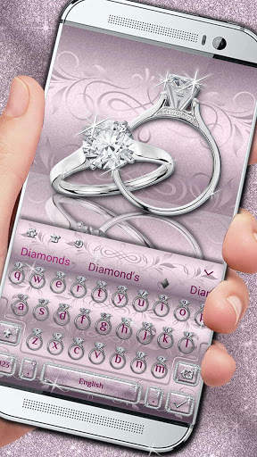 Diamond Ring Keyboard Theme screenshot 3