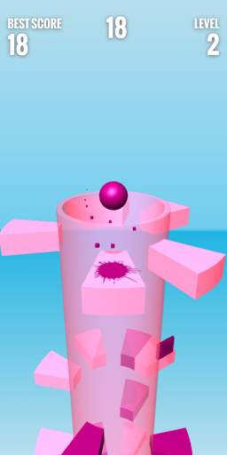 helix drop stack ball jatuh screenshot 4