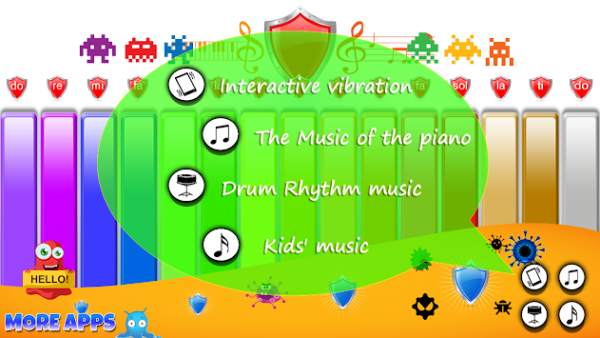 Virus Cartoon Piano screenshot 3