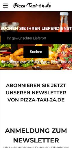 Pizza-Taxi-24.de - Mobile screenshot 1