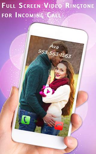 Full Screen Video Ringtone for Incoming Call screenshot 2