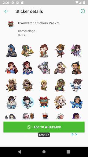 Stickers (Overwatch) for WhatsApp screenshot 3