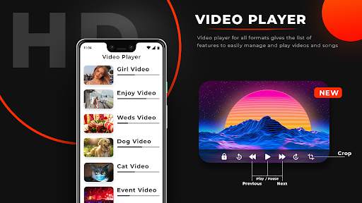 SAX Video Player - All HD Video Player screenshot 1