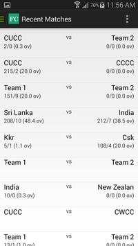 Fresh Cricket Scorer screenshot 7