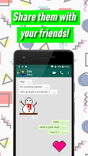 Stixel - Pixel Art Stickers for WhatsApp screenshot 3