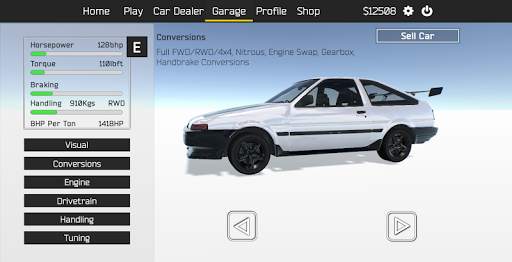Tuner Z - Car Tuning and Racing Simulator screenshot 1